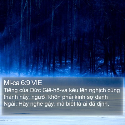 Mi-ca 6:9 VIE Bible Verse Image