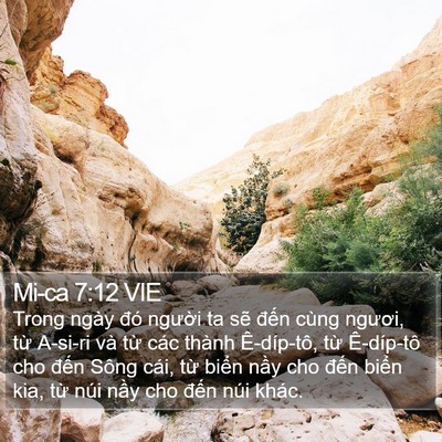 Mi-ca 7:12 VIE Bible Verse Image