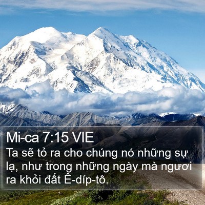 Mi-ca 7:15 VIE Bible Verse Image