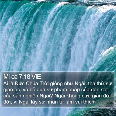 Mi-ca 7:18 VIE Bible Verse Image