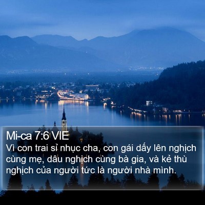 Mi-ca 7:6 VIE Bible Verse Image