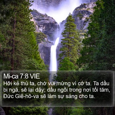 Mi-ca 7:8 VIE Bible Verse Image