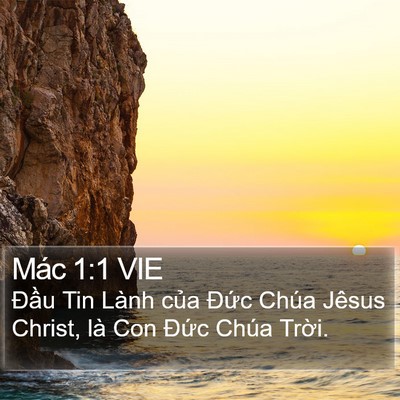 Mác 1:1 VIE Bible Verse Image