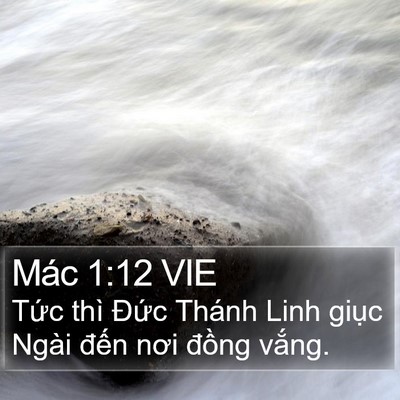 Mác 1:12 VIE Bible Verse Image