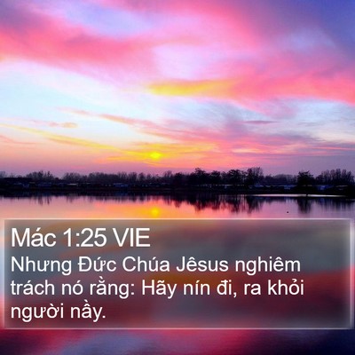 Mác 1:25 VIE Bible Verse Image