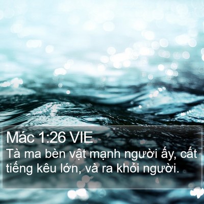 Mác 1:26 VIE Bible Verse Image