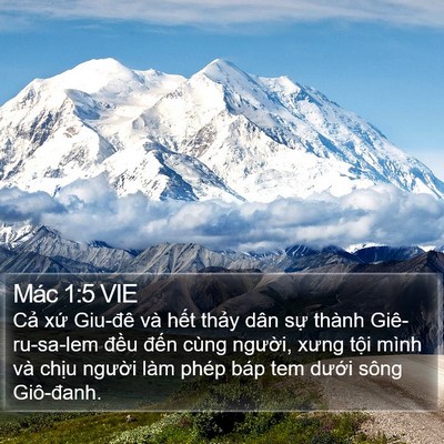 Mác 1:5 VIE Bible Verse Image