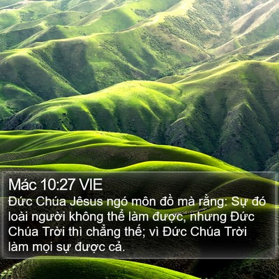 Mác 10:27 VIE Bible Verse Image