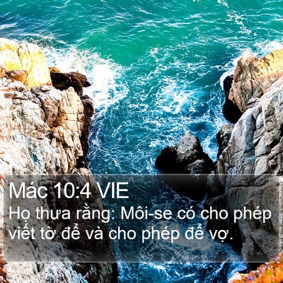 Mác 10:4 VIE Bible Verse Image
