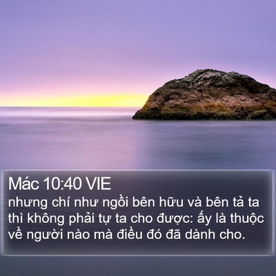 Mác 10:40 VIE Bible Verse Image