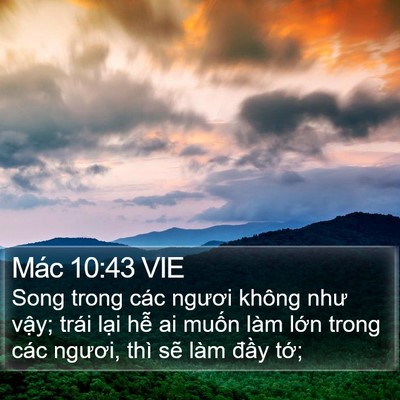 Mác 10:43 VIE Bible Verse Image