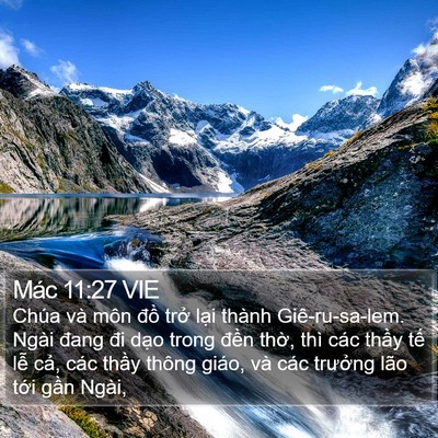 Mác 11:27 VIE Bible Verse Image