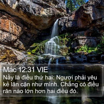 Mác 12:31 VIE Bible Verse Image