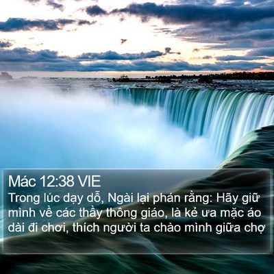 Mác 12:38 VIE Bible Verse Image