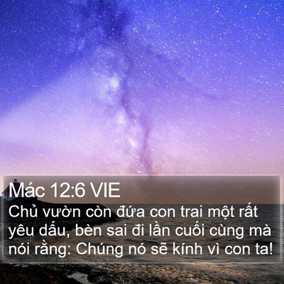 Mác 12:6 VIE Bible Verse Image