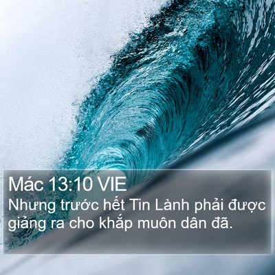 Mác 13:10 VIE Bible Verse Image