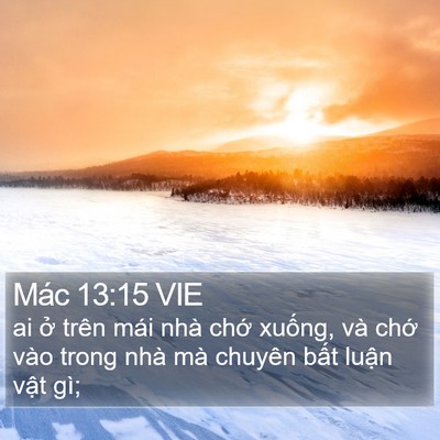 Mác 13:15 VIE Bible Verse Image