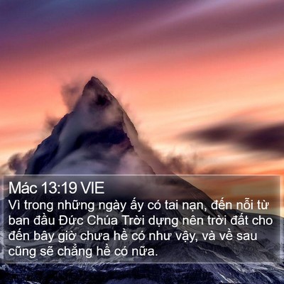 Mác 13:19 VIE Bible Verse Image