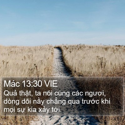 Mác 13:30 VIE Bible Verse Image