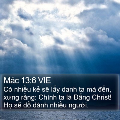 Mác 13:6 VIE Bible Verse Image