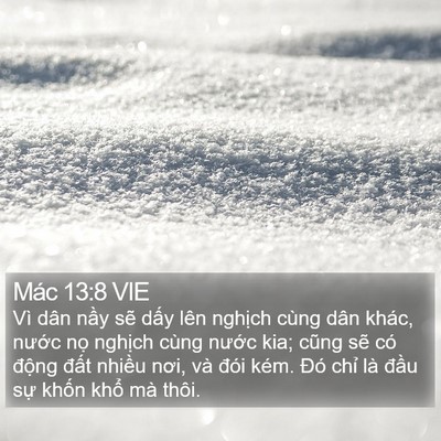 Mác 13:8 VIE Bible Verse Image