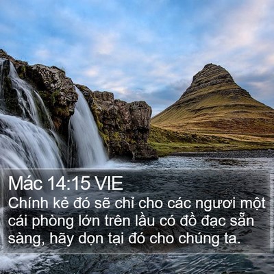 Mác 14:15 VIE Bible Verse Image