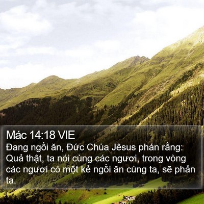 Mác 14:18 VIE Bible Verse Image