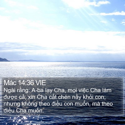 Mác 14:36 VIE Bible Verse Image