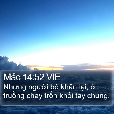Mác 14:52 VIE Bible Verse Image