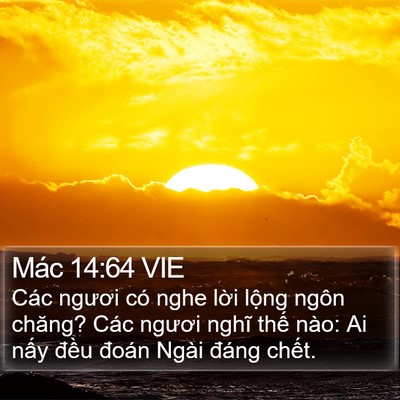 Mác 14:64 VIE Bible Verse Image