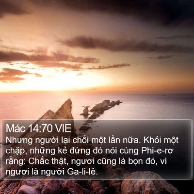 Mác 14:70 VIE Bible Verse Image