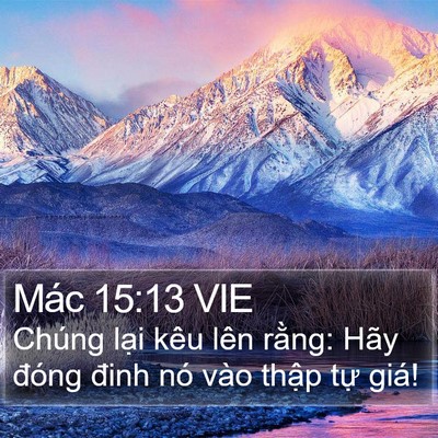 Mác 15:13 VIE Bible Verse Image