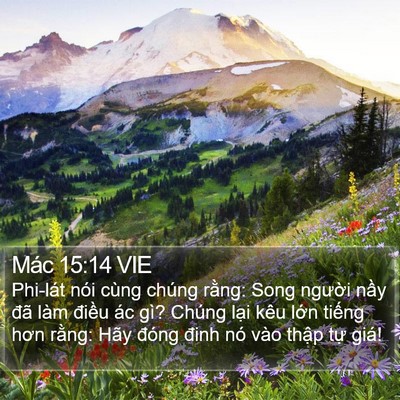 Mác 15:14 VIE Bible Verse Image