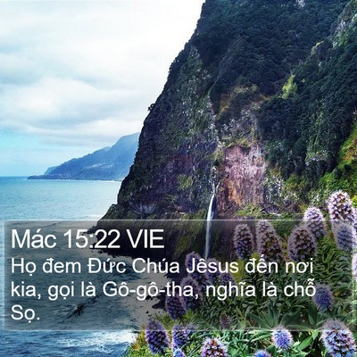 Mác 15:22 VIE Bible Verse Image