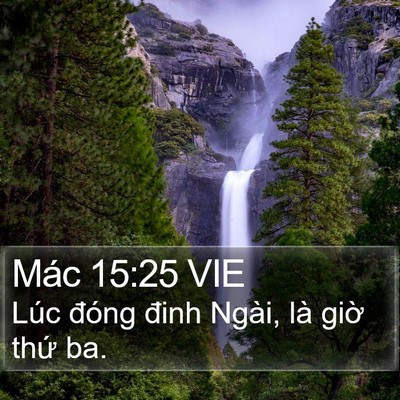 Mác 15:25 VIE Bible Verse Image
