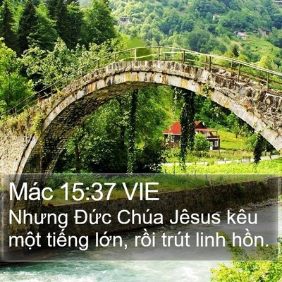 Mác 15:37 VIE Bible Verse Image
