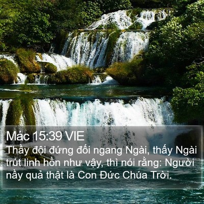 Mác 15:39 VIE Bible Verse Image