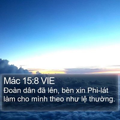 Mác 15:8 VIE Bible Verse Image