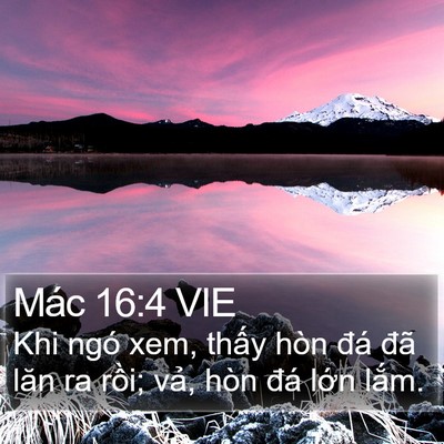 Mác 16:4 VIE Bible Verse Image