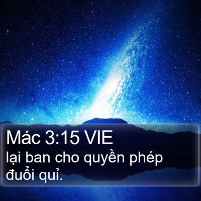 Mác 3:15 VIE Bible Verse Image