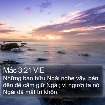 Mác 3:21 VIE Bible Verse Image