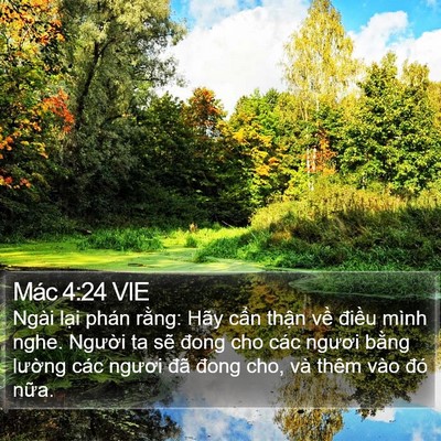 Mác 4:24 VIE Bible Verse Image