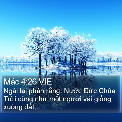 Mác 4:26 VIE Bible Verse Image