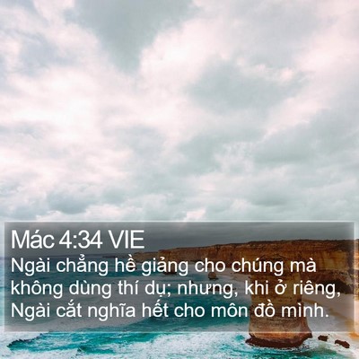 Mác 4:34 VIE Bible Verse Image