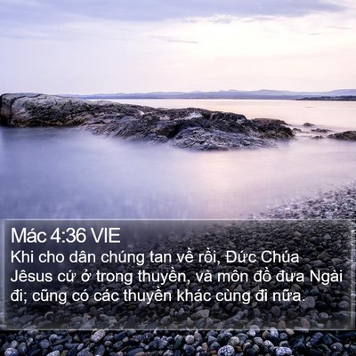 Mác 4:36 VIE Bible Verse Image