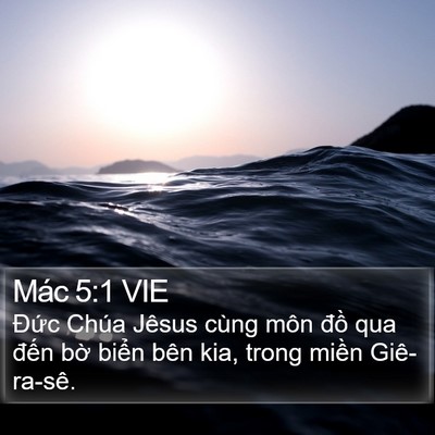Mác 5:1 VIE Bible Verse Image