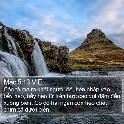 Mác 5:13 VIE Bible Verse Image
