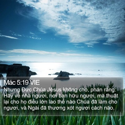 Mác 5:19 VIE Bible Verse Image