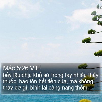 Mác 5:26 VIE Bible Verse Image