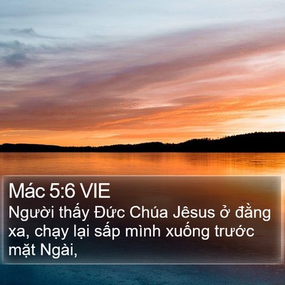 Mác 5:6 VIE Bible Verse Image